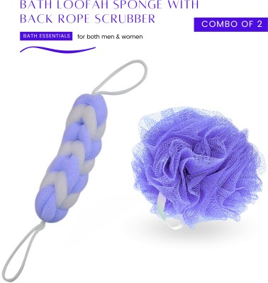 CareDone Loofah(Pack of 2, Purple)