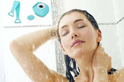 Sk Creation Combo of Body Scrubber And Bath Brush 513