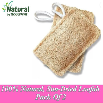 TechSupreme Loofah(Pack of 2, Brown)