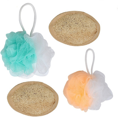 Runa Loofah(Pack of 4, Multicolor)