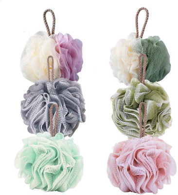 QKYPZO Loofah(Pack of 6, Multicolor)