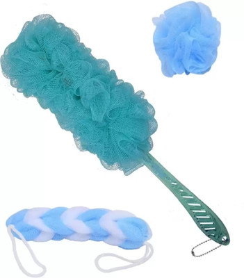 Lonekart Loofah(Pack of 3, Blue)