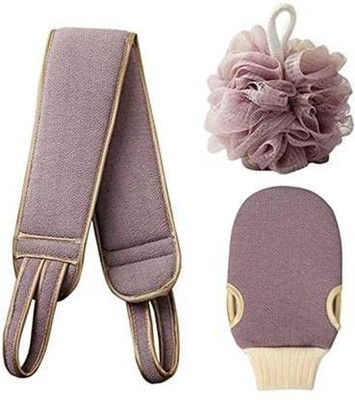 beautiloon Loofah(Pack of 3, Multicolor)