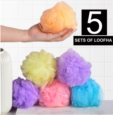LEFA Loofah(Pack of 5, Multicolor)
