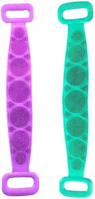 Palakshi Silicone Scrubber Belt Removes Dead Skin Cells (Pack of 1) Multicolor