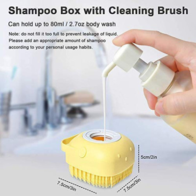 KRAZE Silicone Bath Brush with in-built Liquid DispenserRBrushx1.325