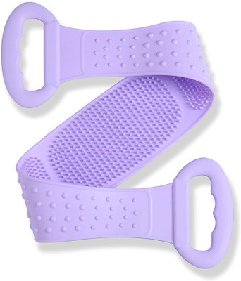 Palakshi Silicone Bath Scrubber Belt Double-Sided Body Wash Multicolor