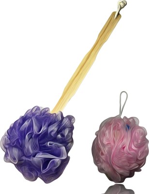 VelvaSoft Loofah(Pack of 2, Peach)