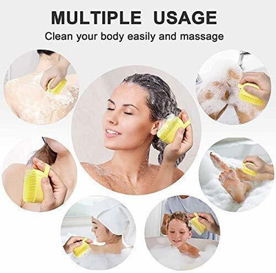 KRAZE Silicone Bath Brush with in-built Liquid DispenserRBrushx1.336