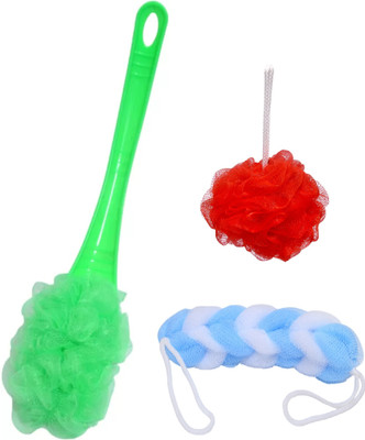 Lonekart Loofah(Pack of 3, Multicolor)