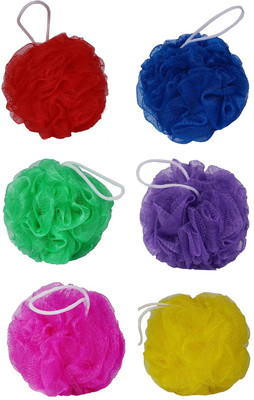 Ajaycollections Loofah(Pack of 6, Multicolor)