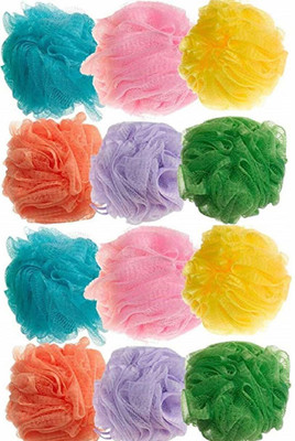 RIXTEC Loofah(Pack of 12, Multicolor)