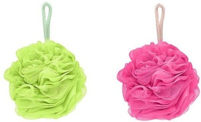 World Wide Villa Loofah(Pack of 2, Green, Pink)