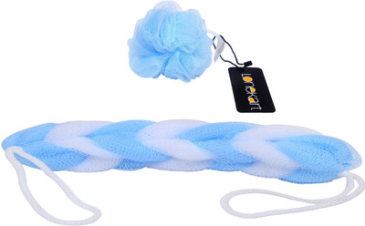 Lonekart Loofah(Pack of 2, Blue)