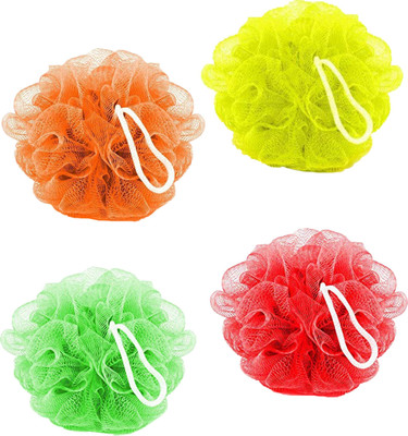 S S E Loofah(Pack of 4, Multicolor)