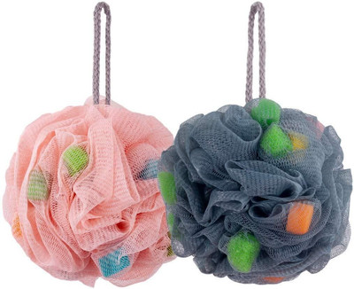 Pink Planet Loofah(Pack of 2, Multicolor)