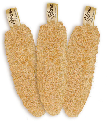 Glisna Loofah(Pack of 3, Brown)