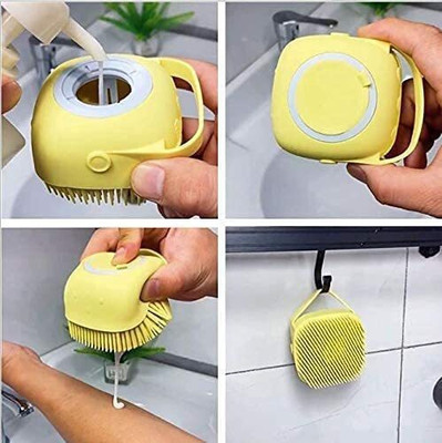 GLOWTRONIX Silicone Body Scrubbers Brush for Use in Shower, Exfoliating Bath Brush