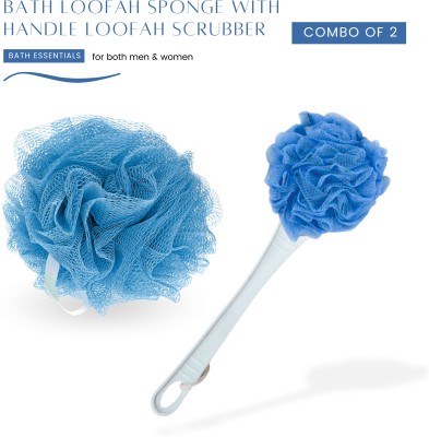 CareDone Loofah(Pack of 2, Blue)