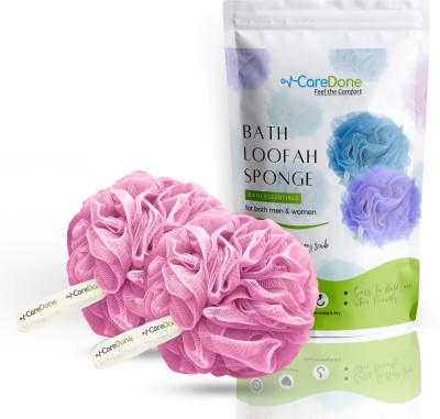 CareDone Loofah(Pack of 2, Pink)