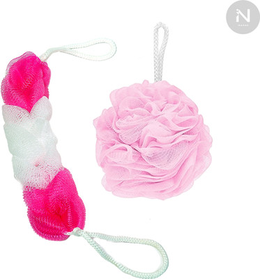 INASAN Loofah(Pack of 2, Multicolor)
