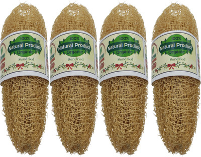 Grow Basket Loofah(Pack of 4, Yellow)