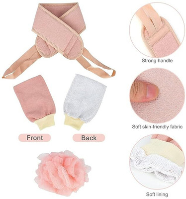 KDG TREADS Loofah(Pack of 3, Multicolor)