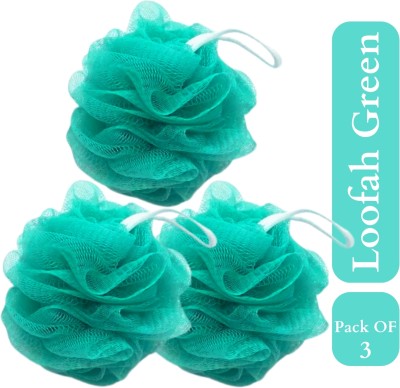 Scure Loofah(Pack of 3, Green)