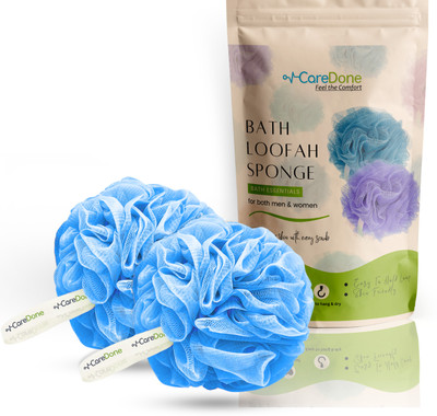 CareDone Loofah(Pack of 2, Blue)
