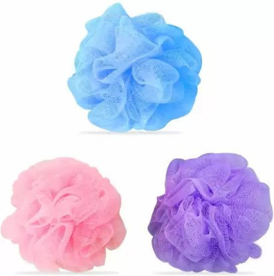KRISHZONE Loofah(Pack of 3, Multicolor)