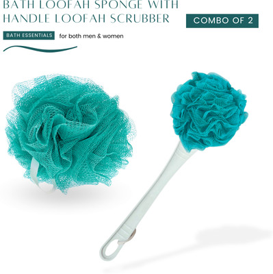 CareDone Loofah(Pack of 2, Green)