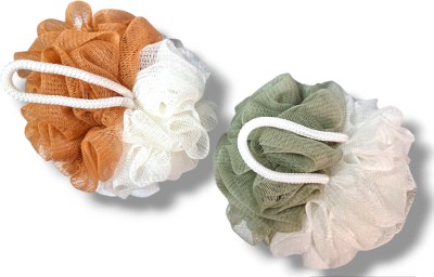 HALAYUDH Loofah(Pack of 2, Brown, Grey)