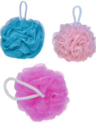 Giffy Loofah(Pack of 3, Multicolor)