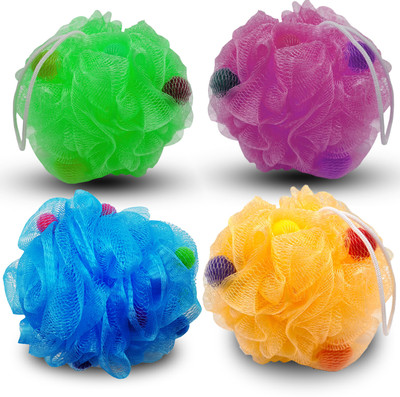 MAJESTIQUE Loofah(Pack of 4, Multicolor)