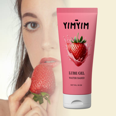 Yim Yim Strawberry Lube Gel – Smooth & Long-Lasting Lubricant for Intimate Pleasure Lubricant(50 g)