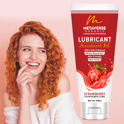 METAVERSE Lubricant For Women & MenLubricant For Men - enhancing satisfaction Strawberry Lubricant(100 mg)