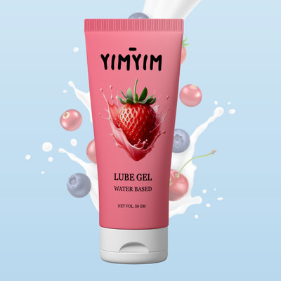 Yim Yim Smooth Strawberry Lube Gel for Intimate Pleasure & Sensation Lubricant(50 g)