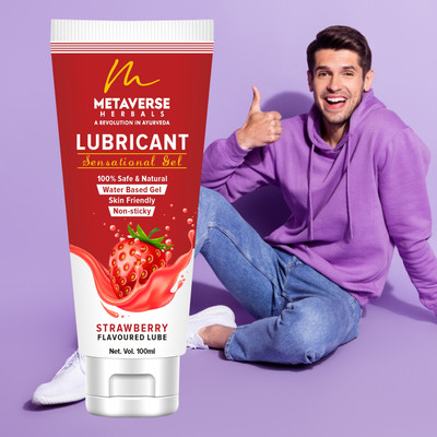 METAVERSE Strawberry Smooth Sensations Premium Lubricant for Enhanced Feel Lubricant(100 ml)
