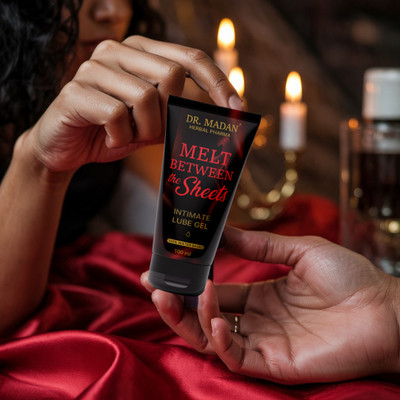 Dr. Madan Herbal Pharma Lubricant Gel – Long Lasting, Skin-Friendly, Natural Water-Based Intimate Gel Lubricant(100 ml)