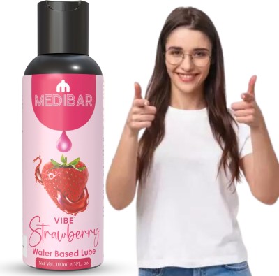 medibar EPICC Water Based Lube Strawberry Gel For Men & Women Lubricant (100ml) Pack -1 Lubricant(100 ml)