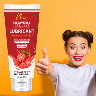 METAVERSE Exotic Strawberry Ecstasy Rich and Silky Lubricant for Intimacy Lubricant(50 ml)