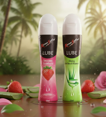 Kamasutra aleovera and strawberry personal lubricant-100ml Lubricant(100 ml)