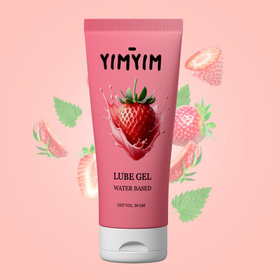 Yim Yim Intimate Gel – Smooth Strawberry Lube for Pleasure Lubricant(50 g)