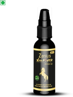 Zenius Xtra Power Gel for Real Feel Long Lasting Lubricant | Water-Based Lubricant Lubricant(50 ml)