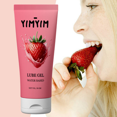 Yim Yim Strawberry Flavored Intimate Lube – Smooth, Hydrating, & Long-Lasting Lubricant(50 g)