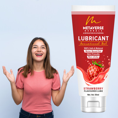 METAVERSE Strawberry Essence Exquisite Flavor for Enhanced Intimacy Lubricant(50 ml)
