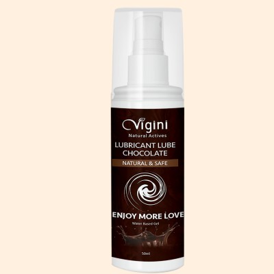 Vigini Intimate Chocolate Lubricants Water Based Lube Personal Massage Gel Men Women Lubricant(50 ml)