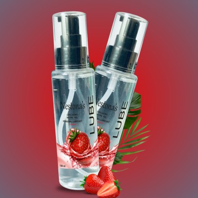 nestona Lube Gel | Massage Gel | Strawberry Flavour | Luber Lubricant(100 ml)