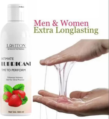 loviton Lube - Strawberry Flavoured Lubricant Lubricant(100 ml)