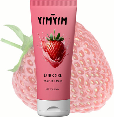 Yim Yim Smooth & Silky Strawberry Lube – Long Pleasure Sessions Lubricant(50 g)